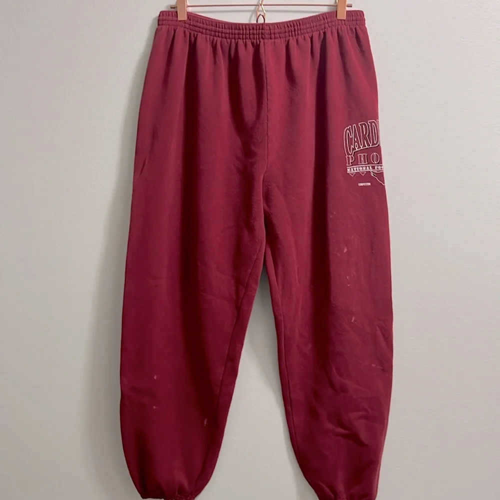 Vintage Distressed Phoenix Cardinals Competitor Sweatpants
